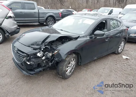 2016 Mazda Mazda3 I Touring из США, поврежденный, VIN JM1BM1L70G1317020